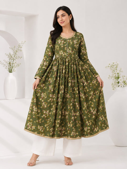 printed frock
