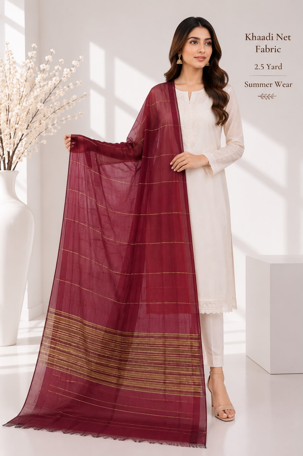 Khaadi Net Fabric