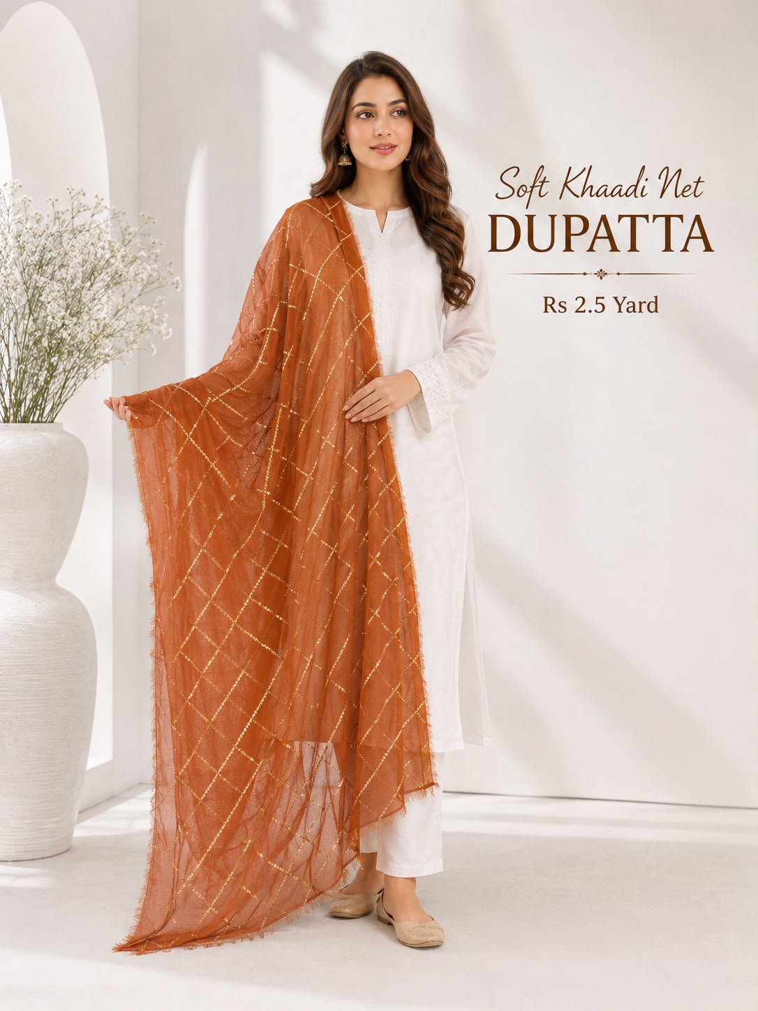 Soft Khaadi Net Fabric