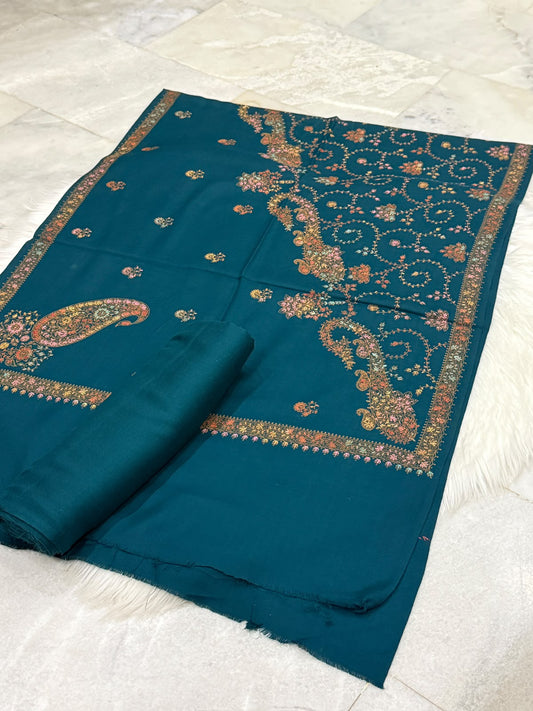 Pashmina wool kacha tanka zinc  3pc