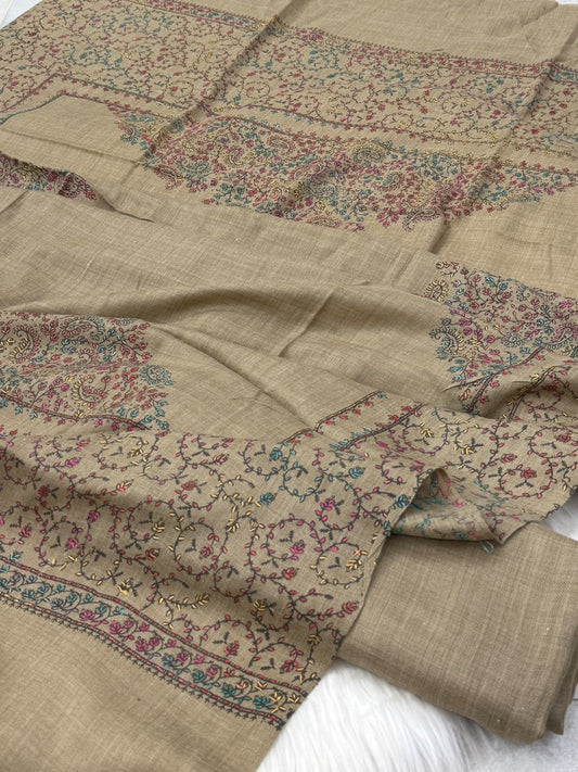 Pashmina Kacha Tanka beige 3PC