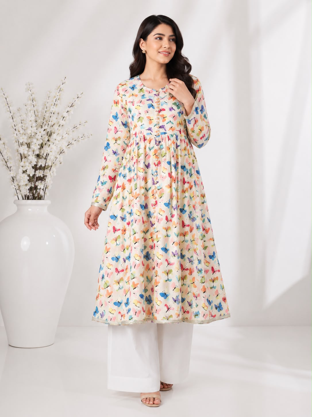 printed frock