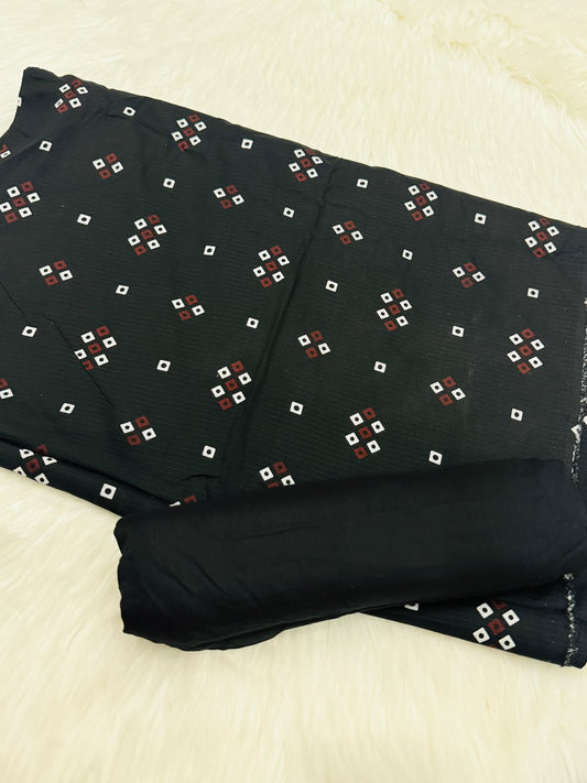 Doria Linen Printed 2PC – Unstitched