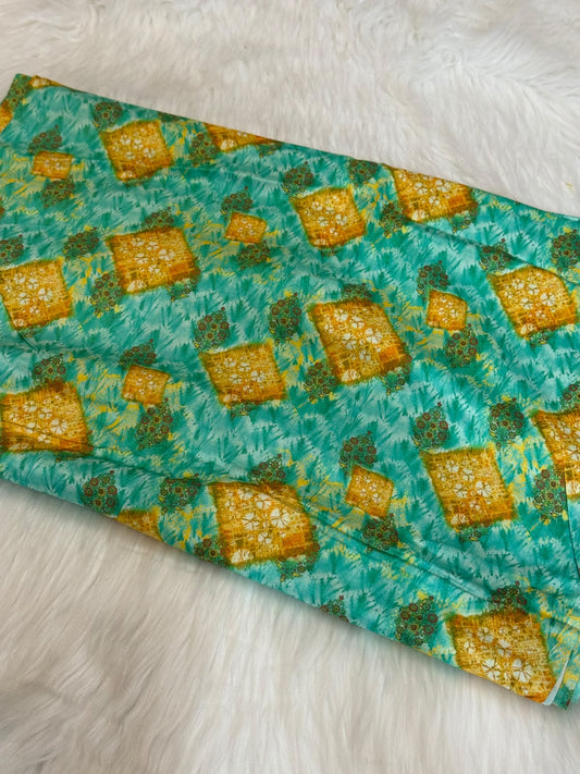 Printed Linen 2-Piece Suit