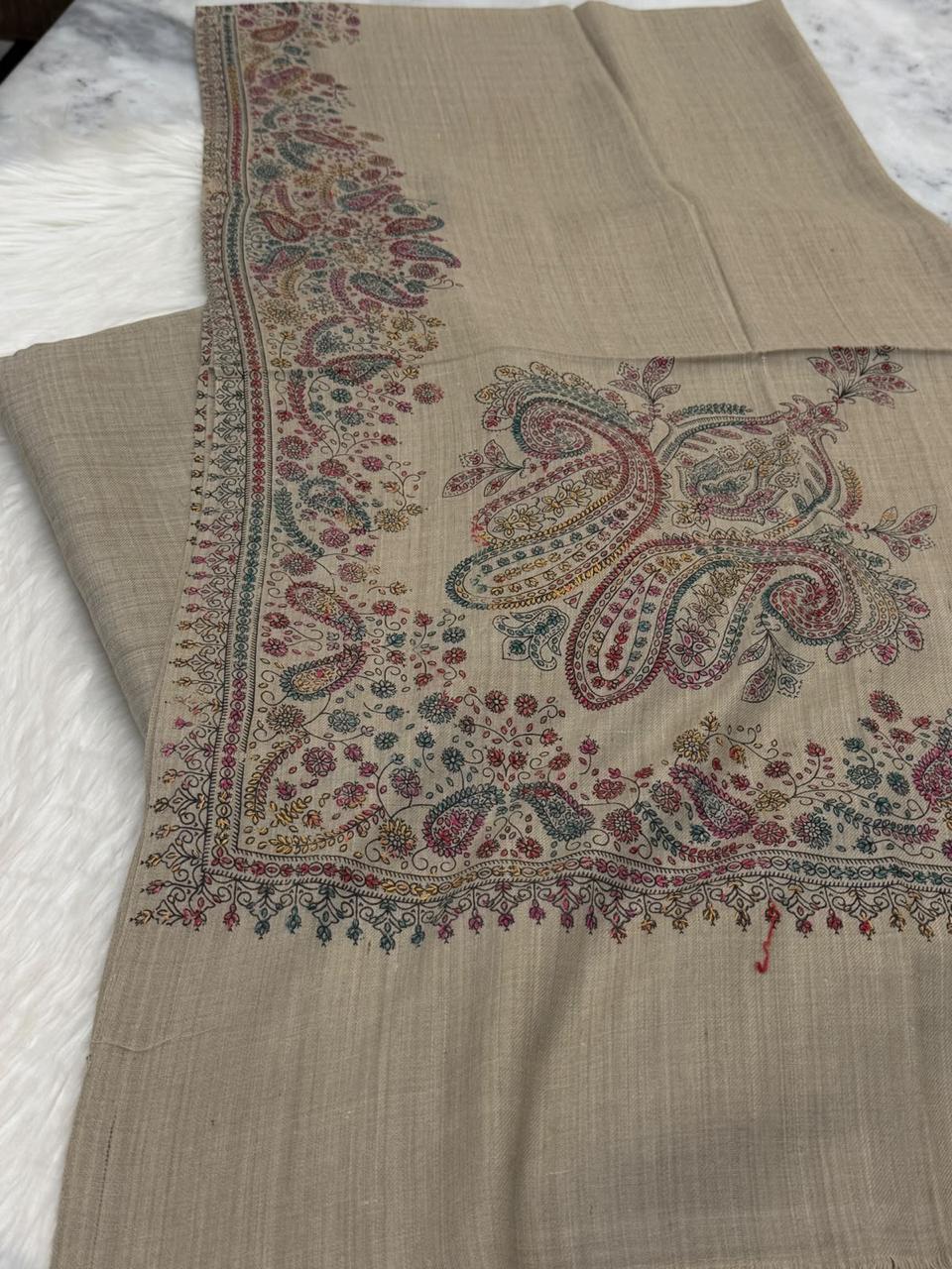 Pashmina Kacha Tanka jal design 3PC
