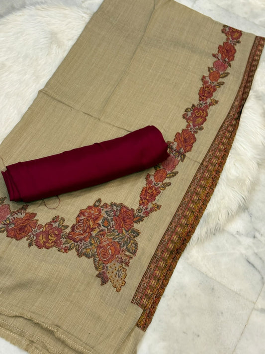 Pashmina Kani wool 3 pc