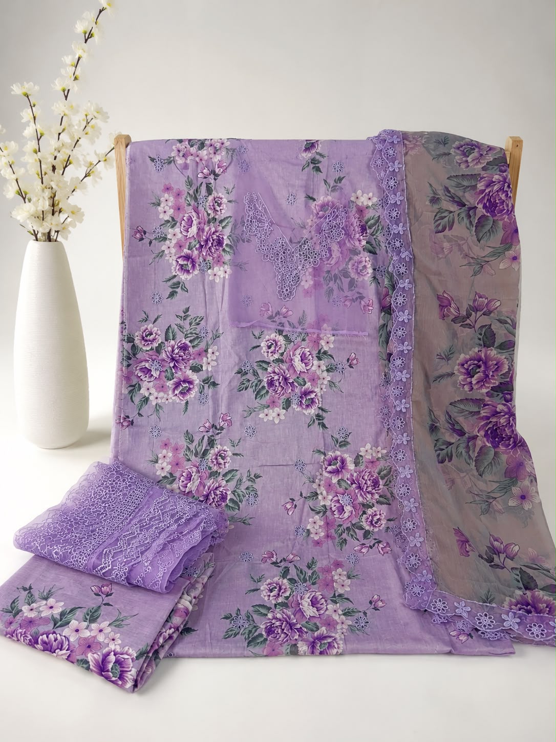 Lilac Bloom Three pc