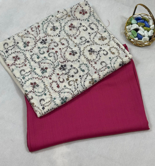 Three pc pashmina suit