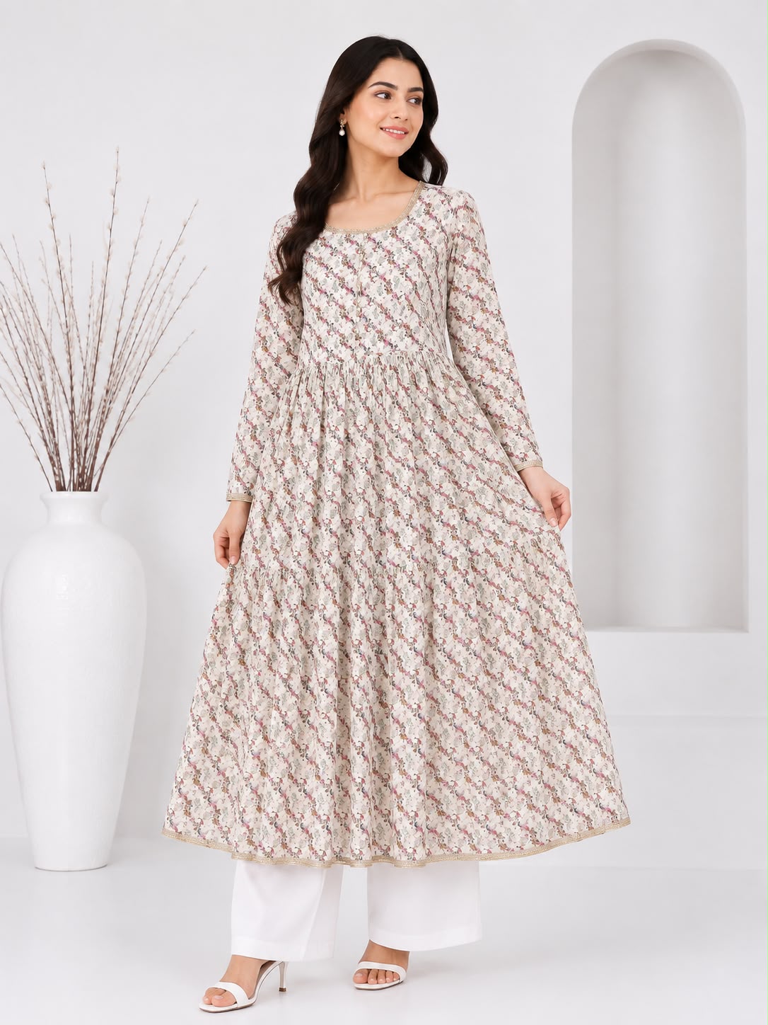 printed frock