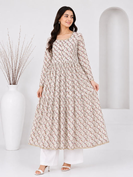 printed frock