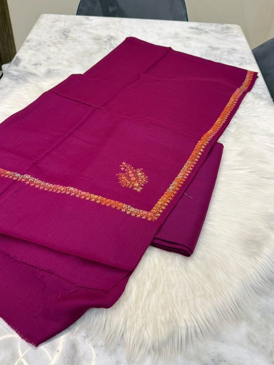 Pashmina Kacha Tanka  Magenta 3PC