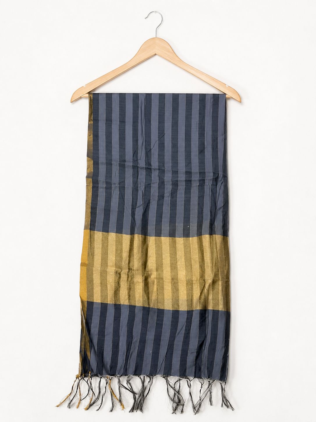 Gray golden Dupatta