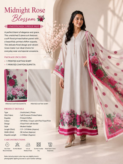 Rose Petal Elegance Kaftan