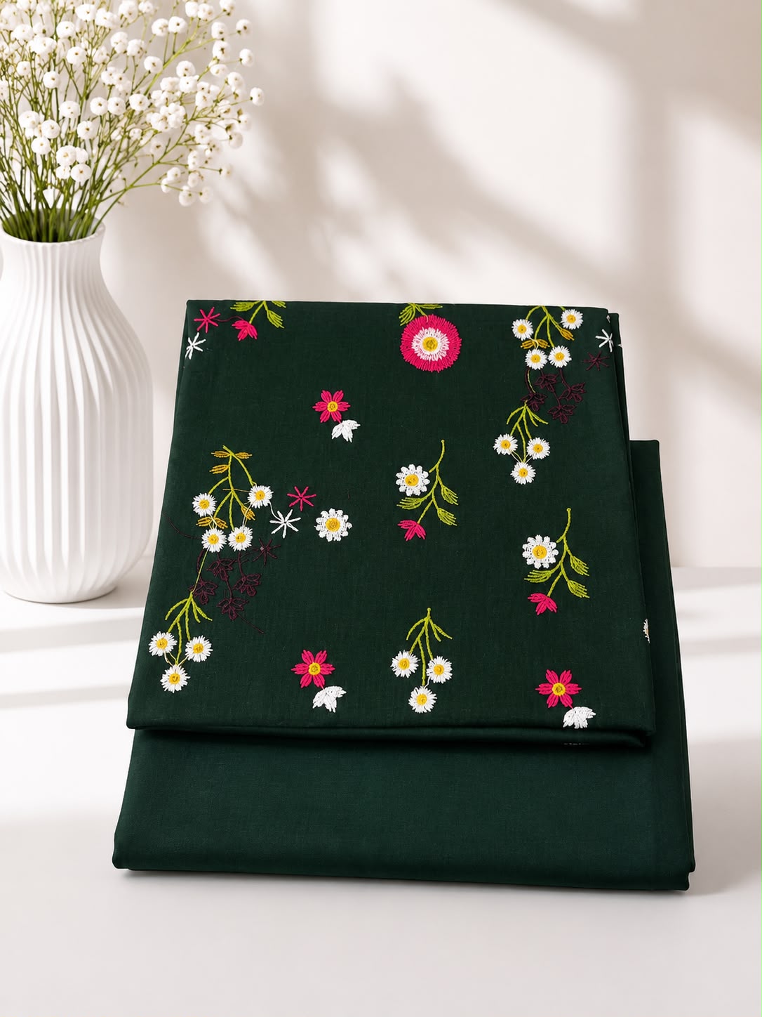 Flora Blossom Embroidered Lawn