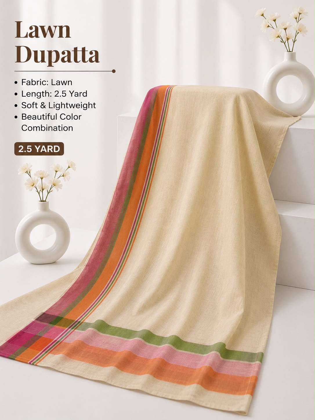 Lawn Dupatta
