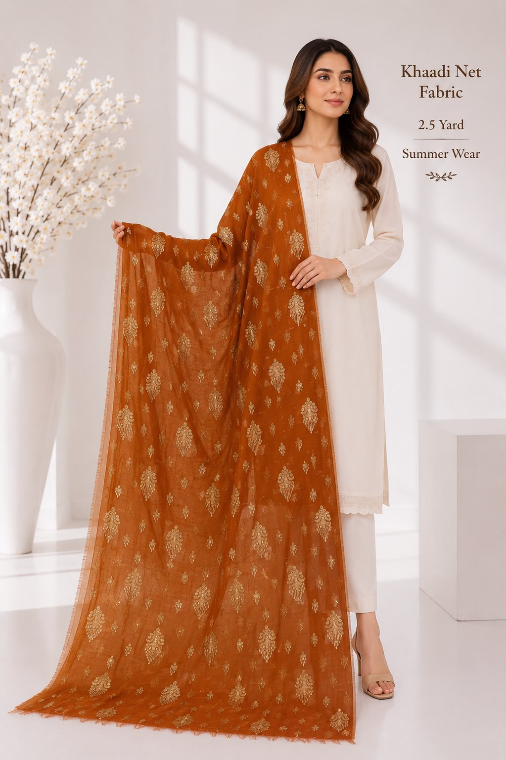 Khaadi Net Fabric