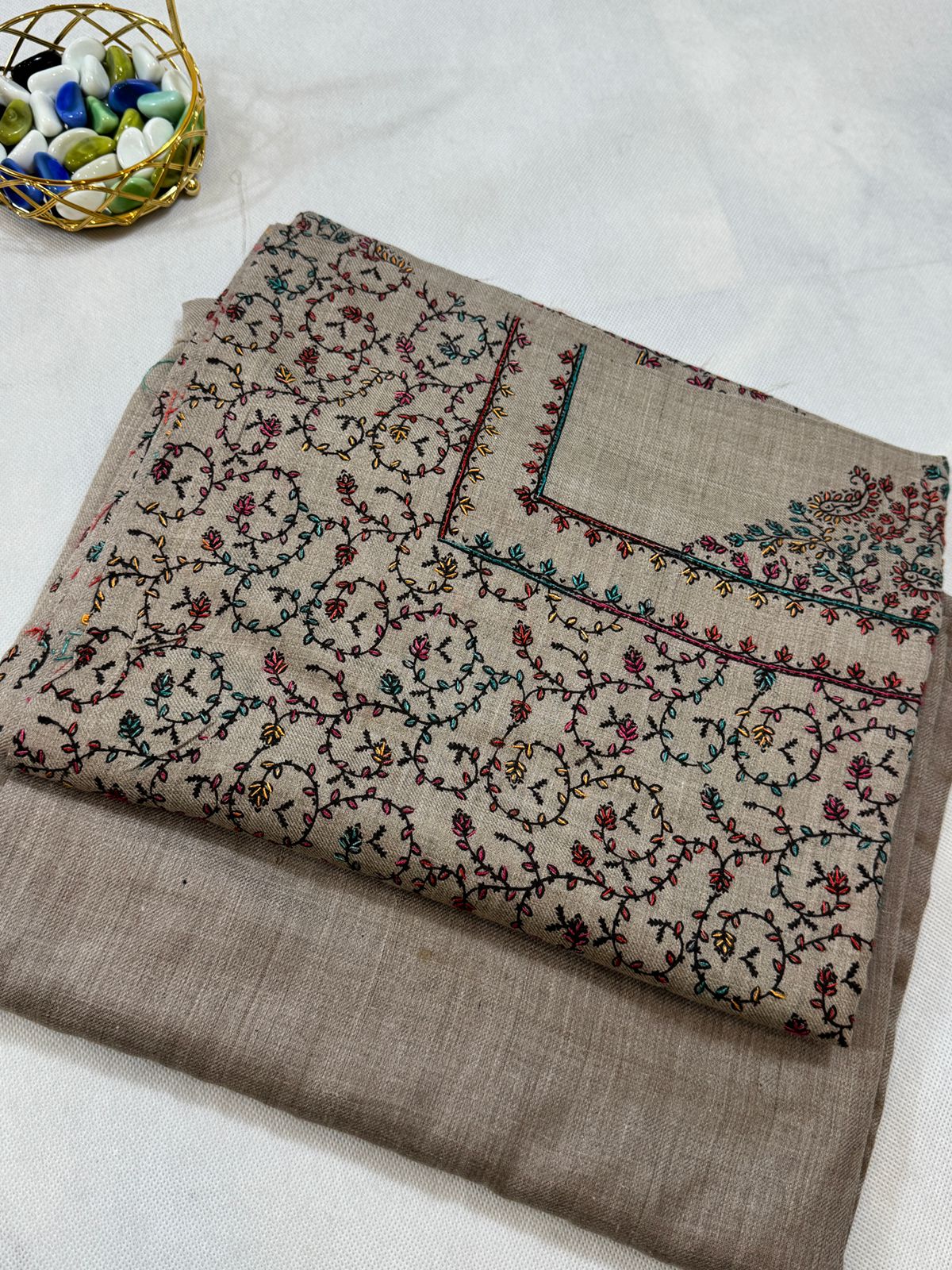 Three pc pashmina suit