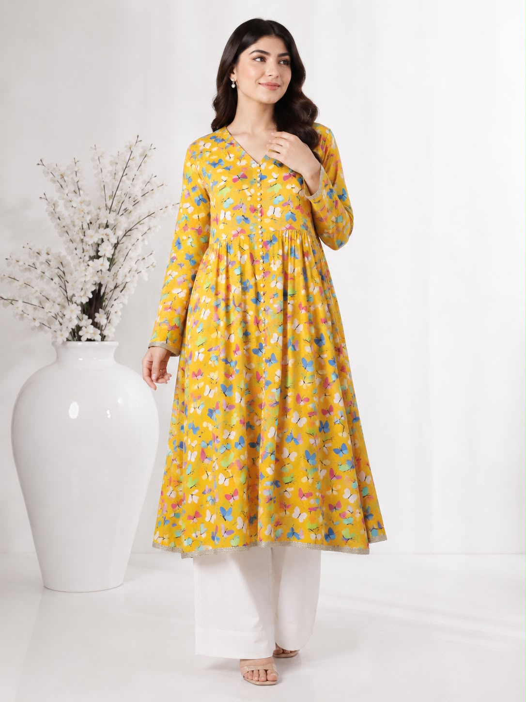 printed frock