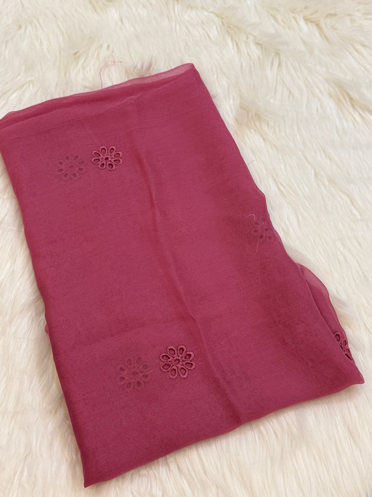 Chiffon embroidered dupatta