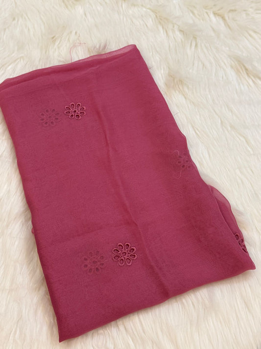 Chiffon embroidered dupatta