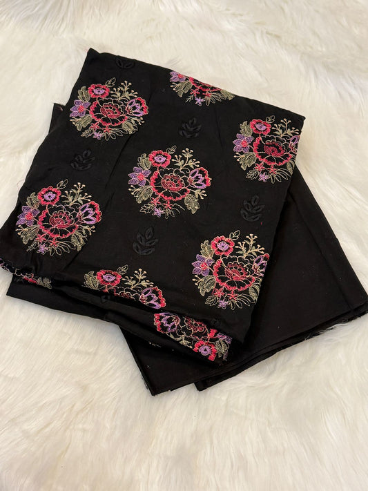 2pc embroidered