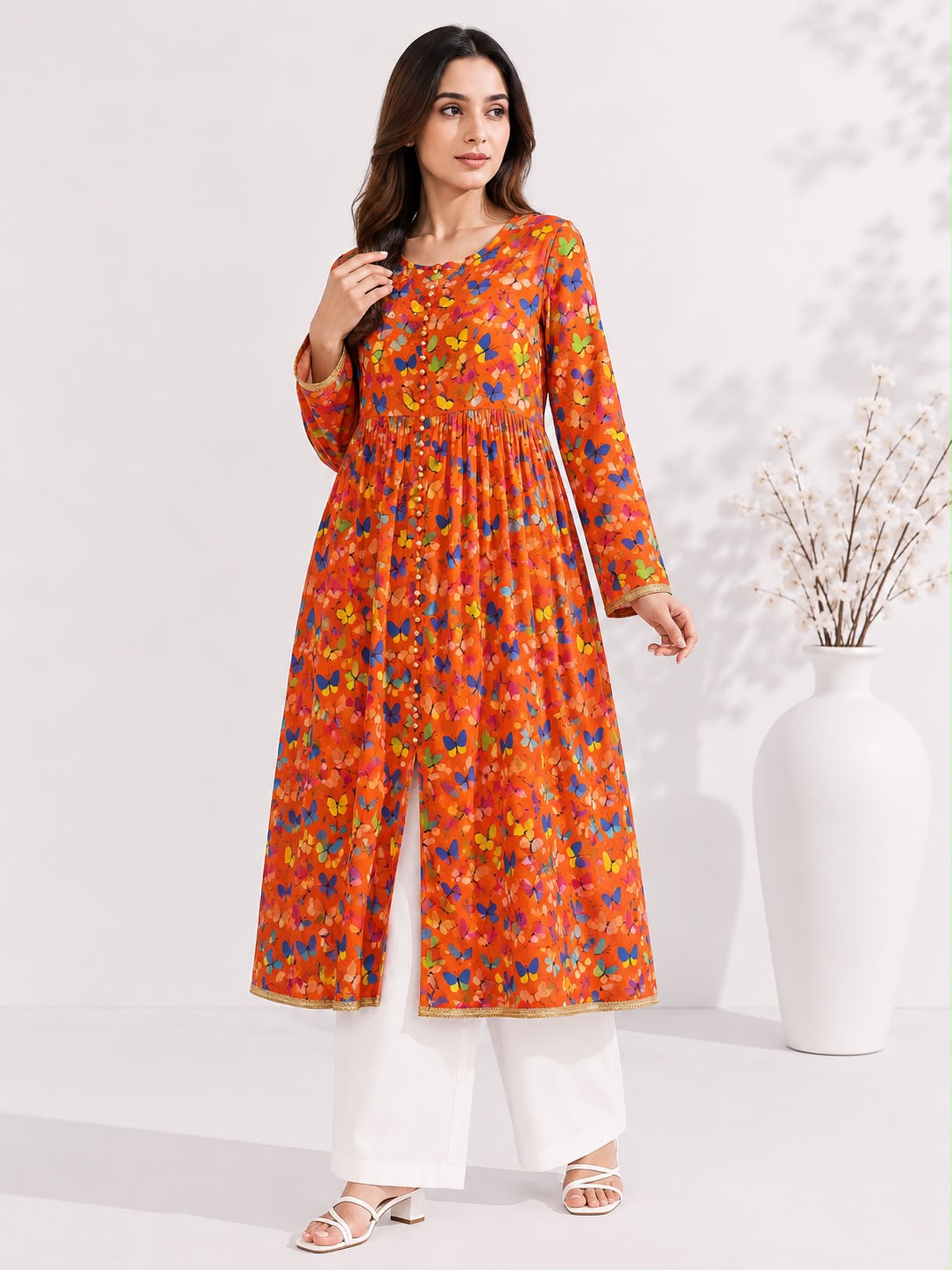 printed frock