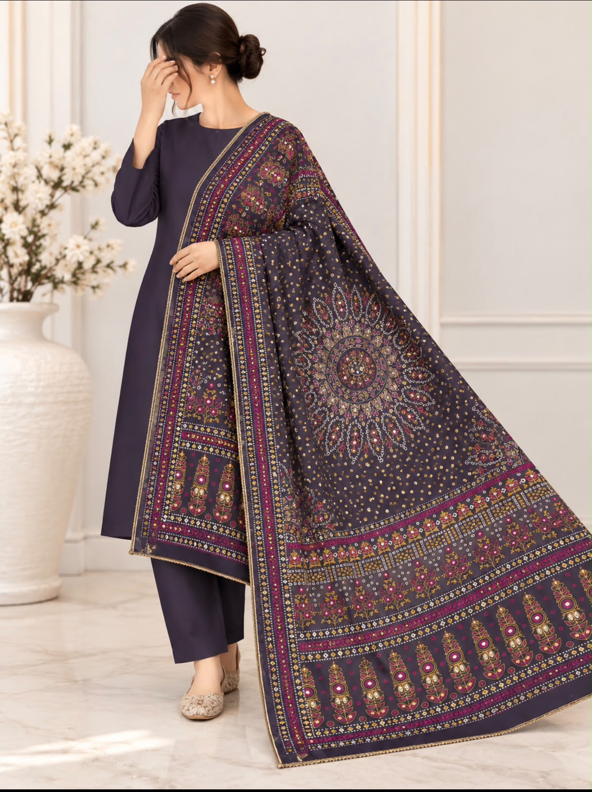Chunnari dupatta