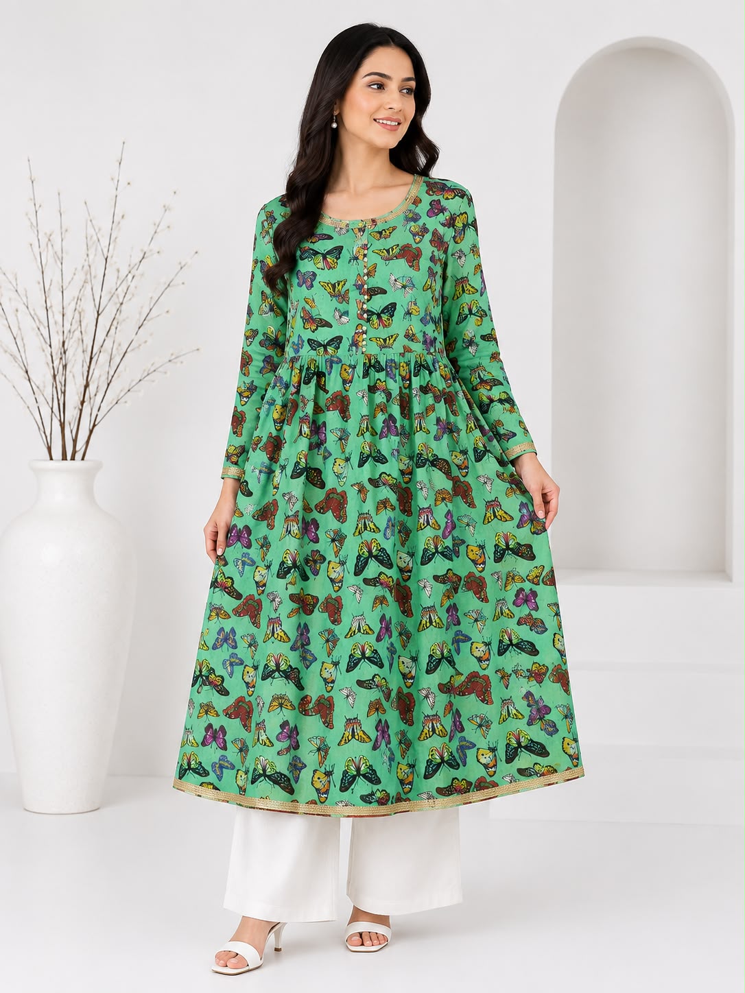 printed frock