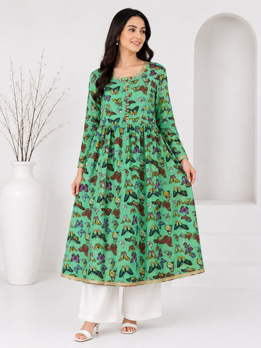 printed frock