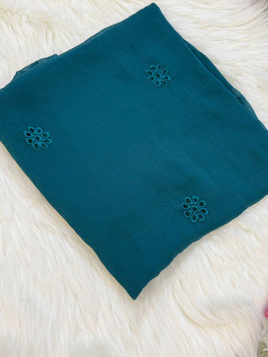 Chiffon embroidered dupatta