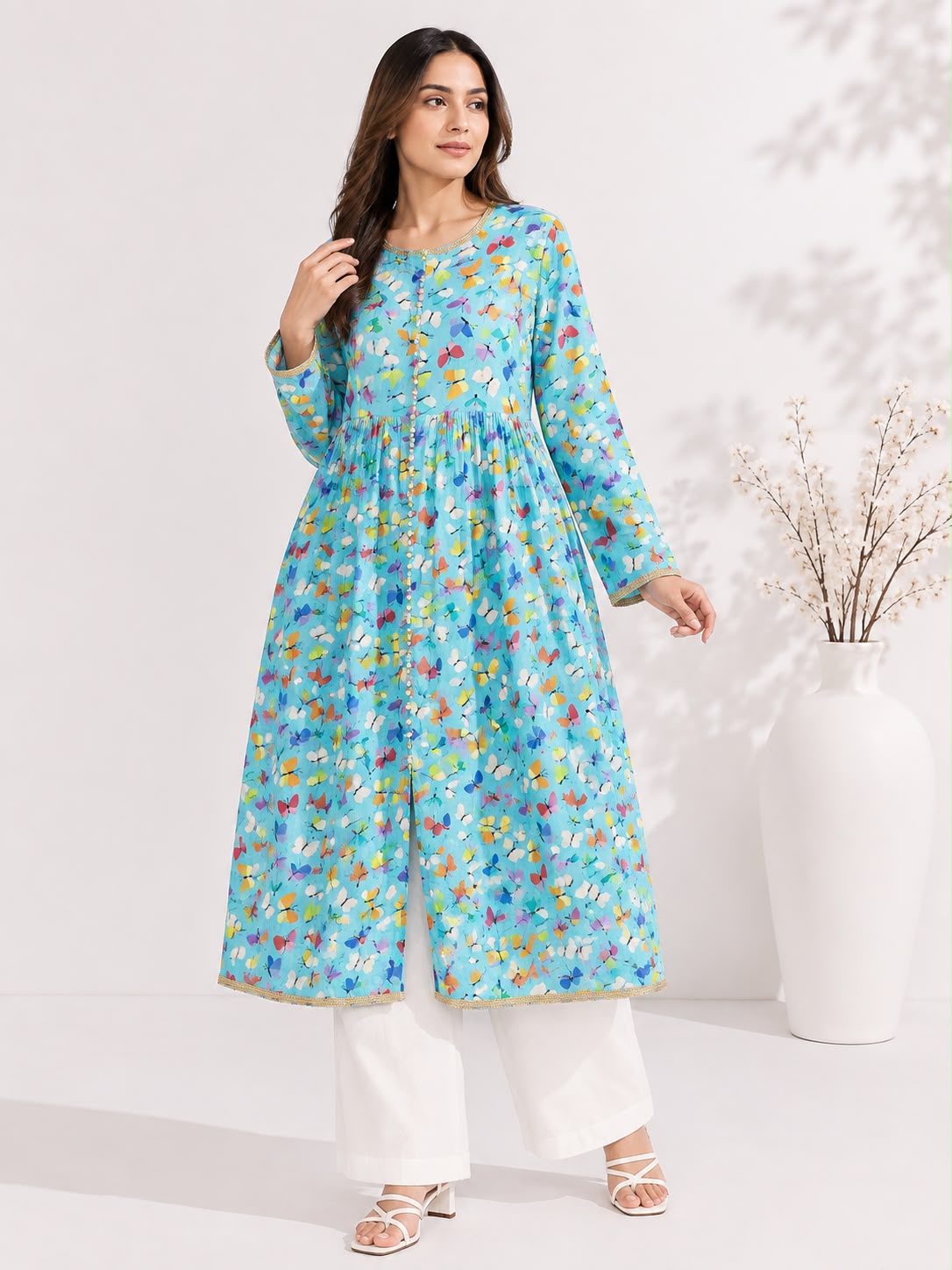 printed frock