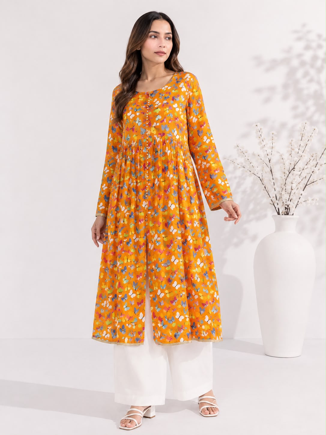 printed frock