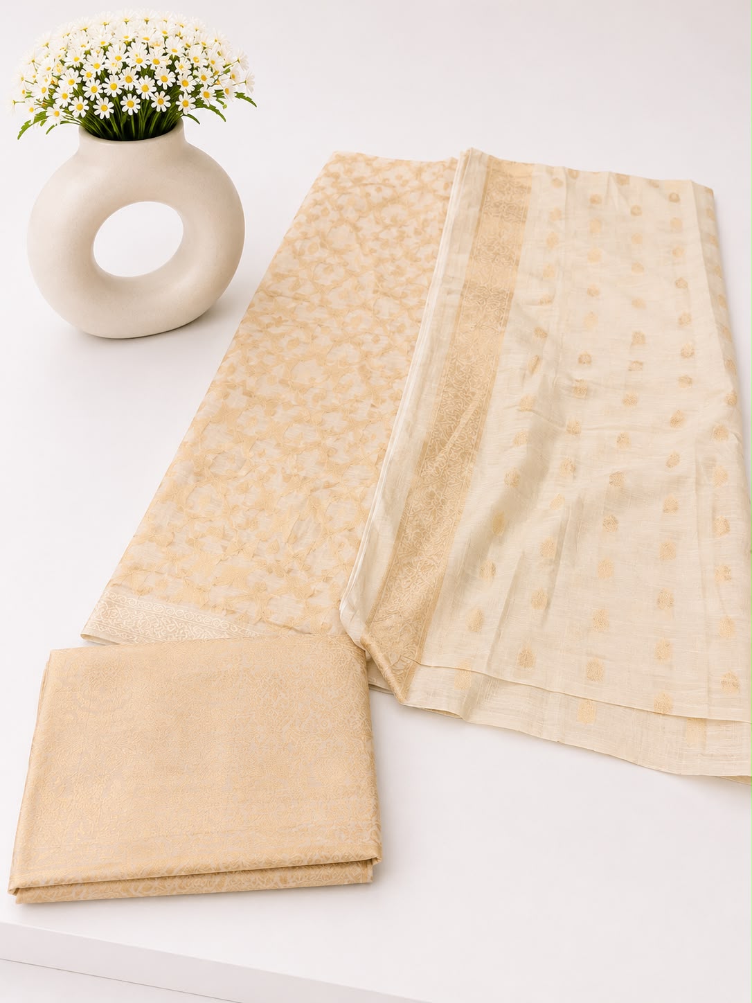 Cotton jacquard&nbsp;3 pc&nbsp;
