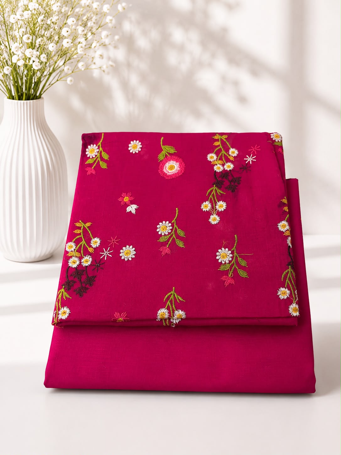 Flora Blossom Embroidered Lawn