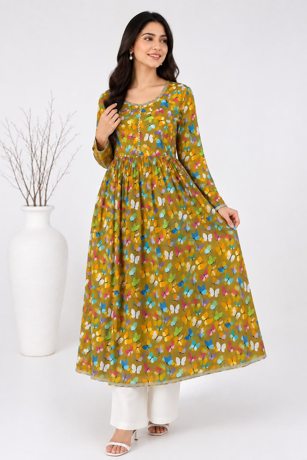 printed frock