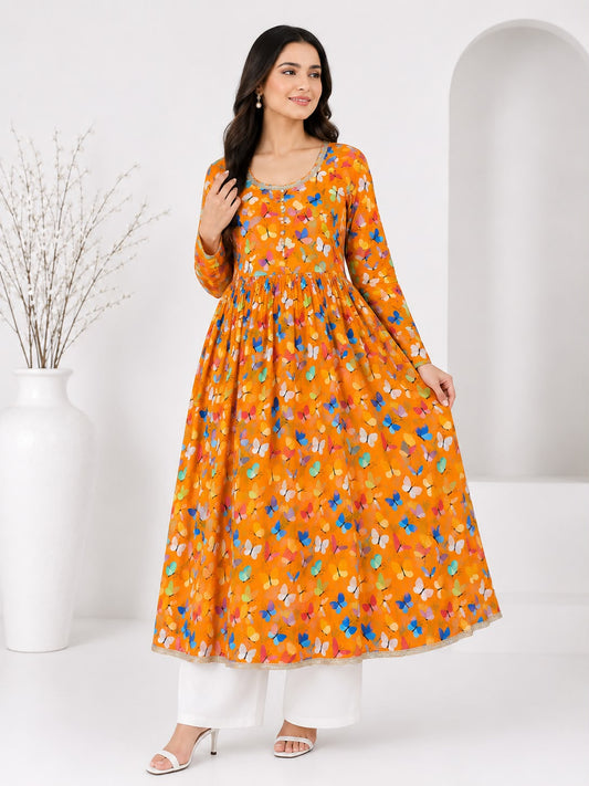 printed frock