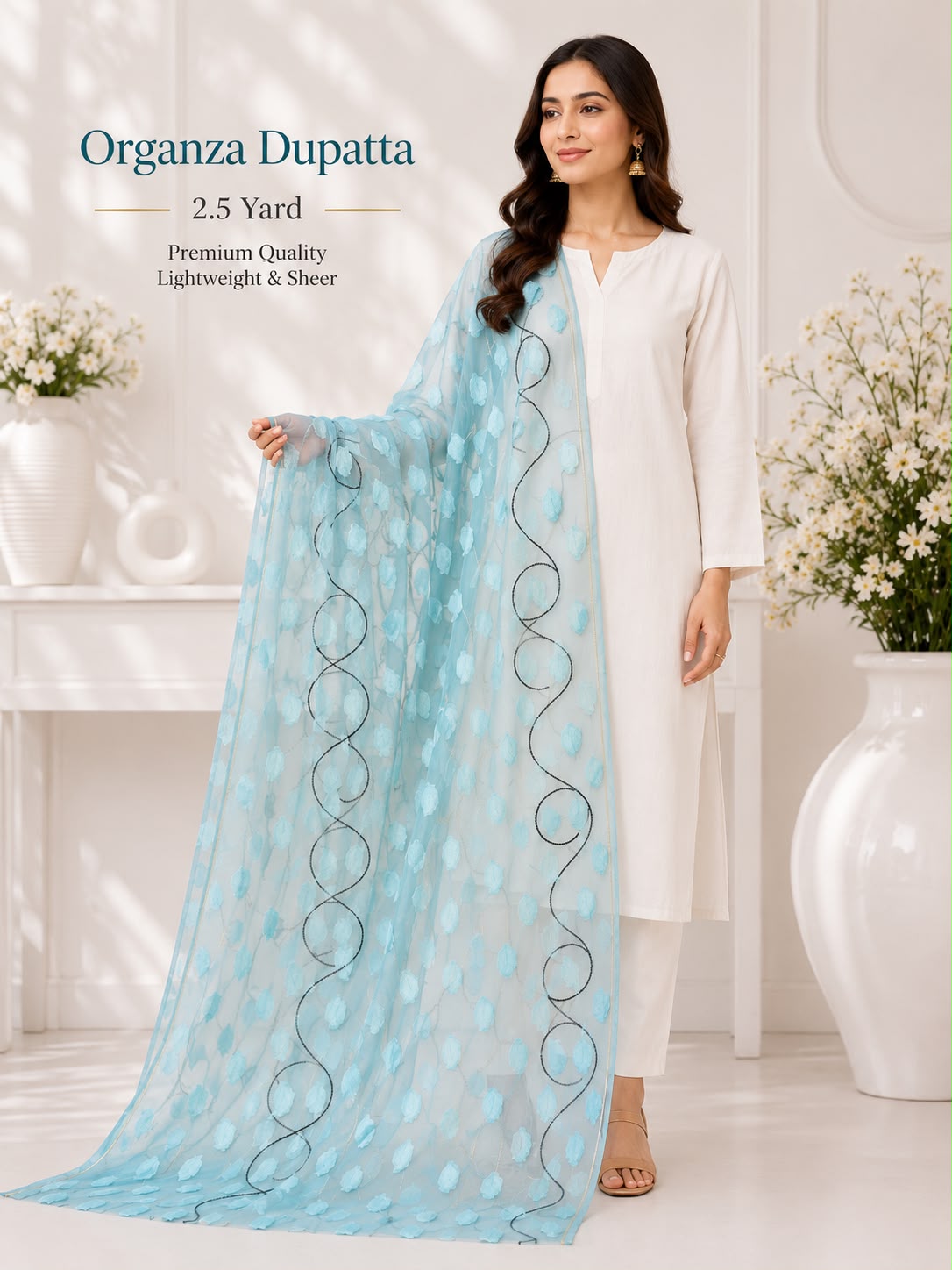 Organza Dupatta