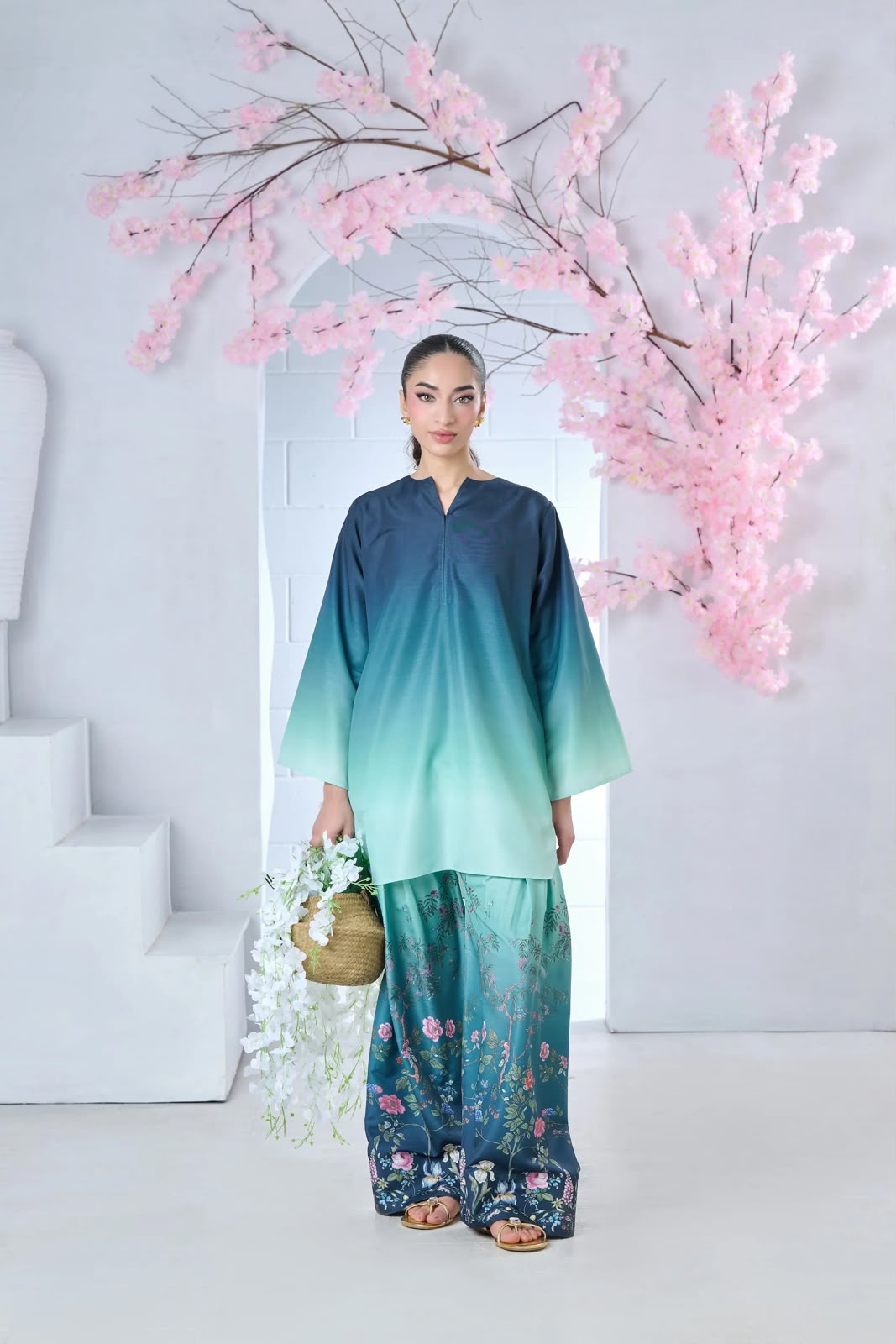 Silk printed 2pc