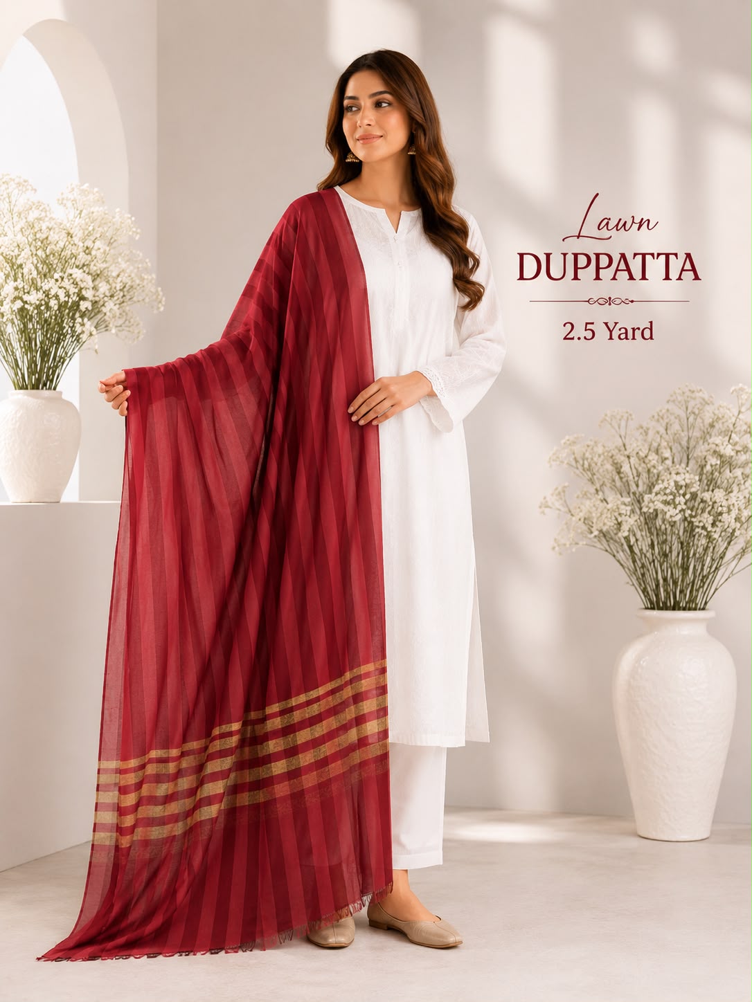 Lawn Dupatta