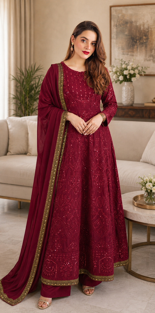 Embroidered dress