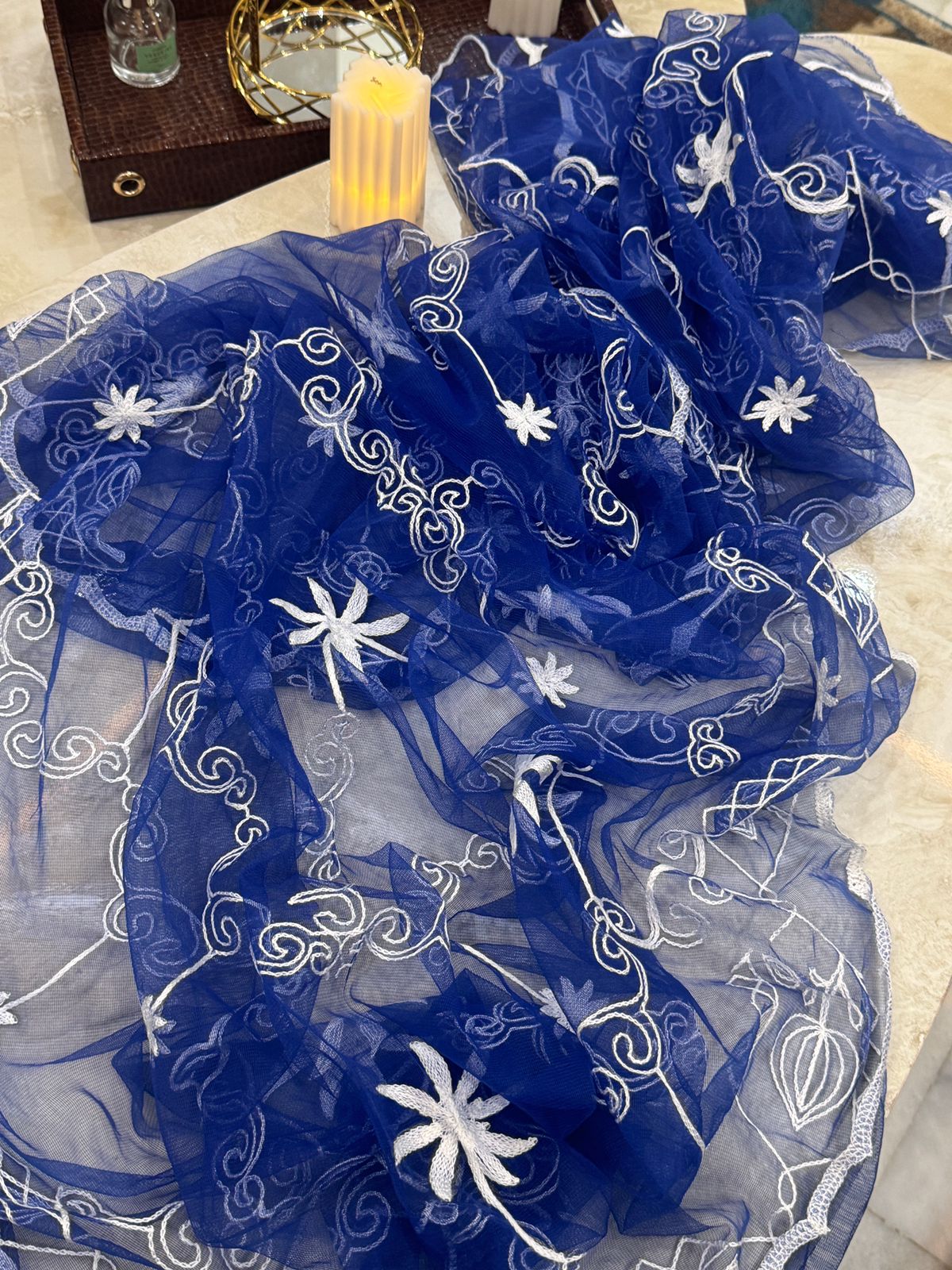 Royal blue Fabric Net