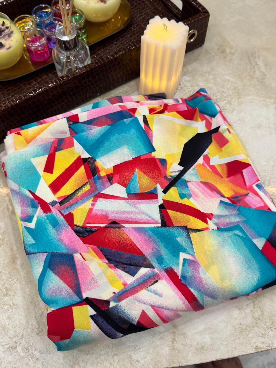 2PC Lilen Unstiched Suit