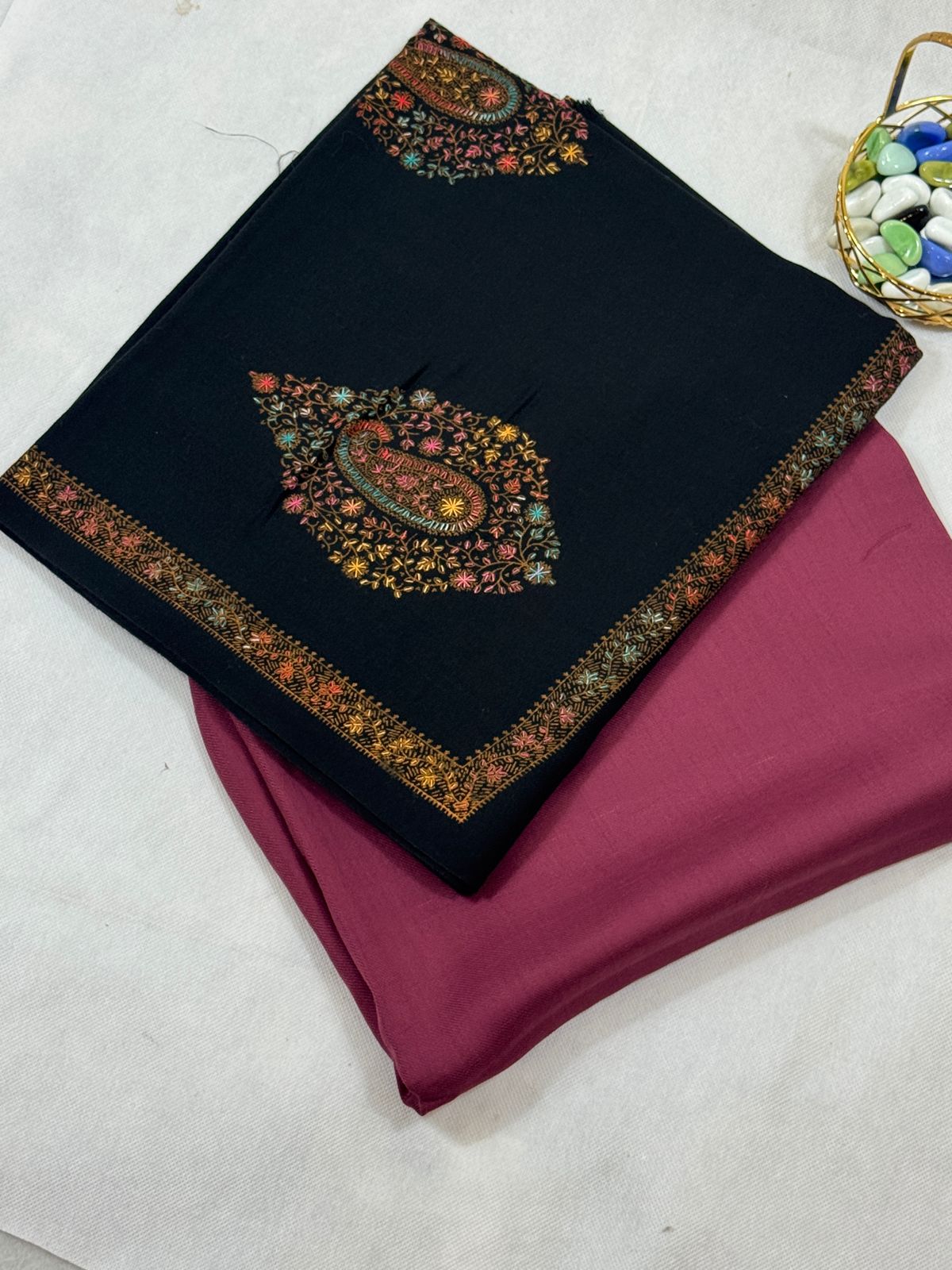 Three pc pashmina fabric