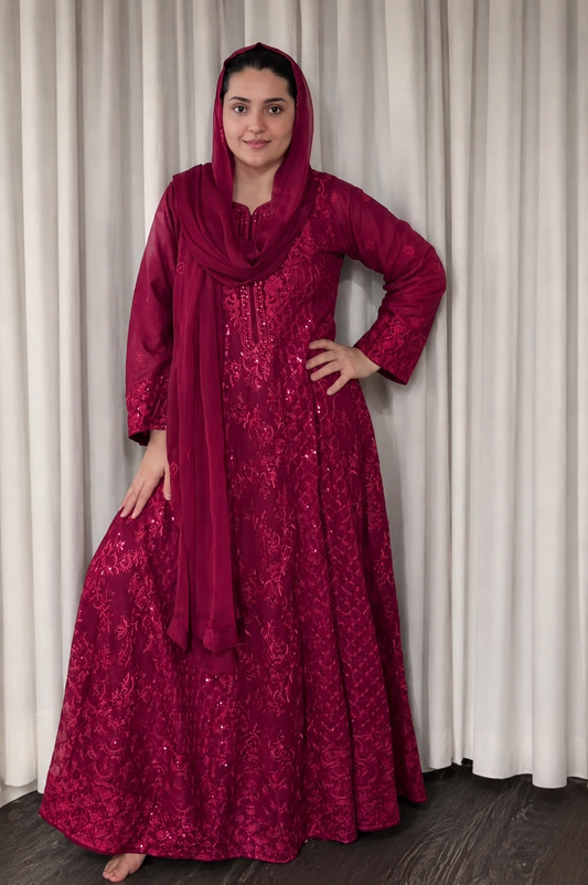 Maha signature [dark pink colour]