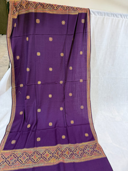 Pashmina big size shawl Mirror work