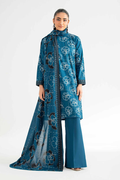 3pc printed Lawn bana Doria