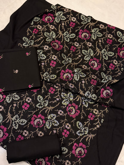 2pc Embroidered suit