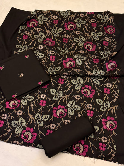 2pc Embroidered suit