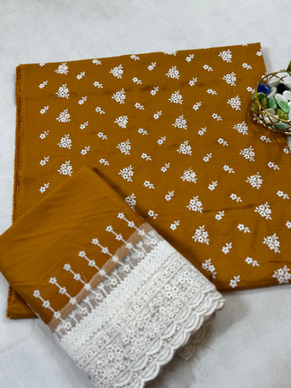 Dhnak embroidered Two pc