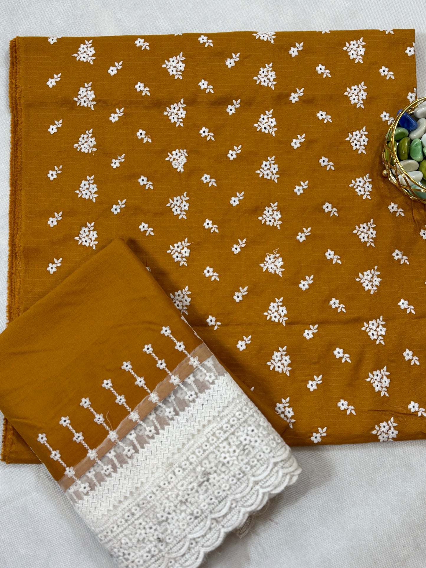 Dhnak embroidered Two pc